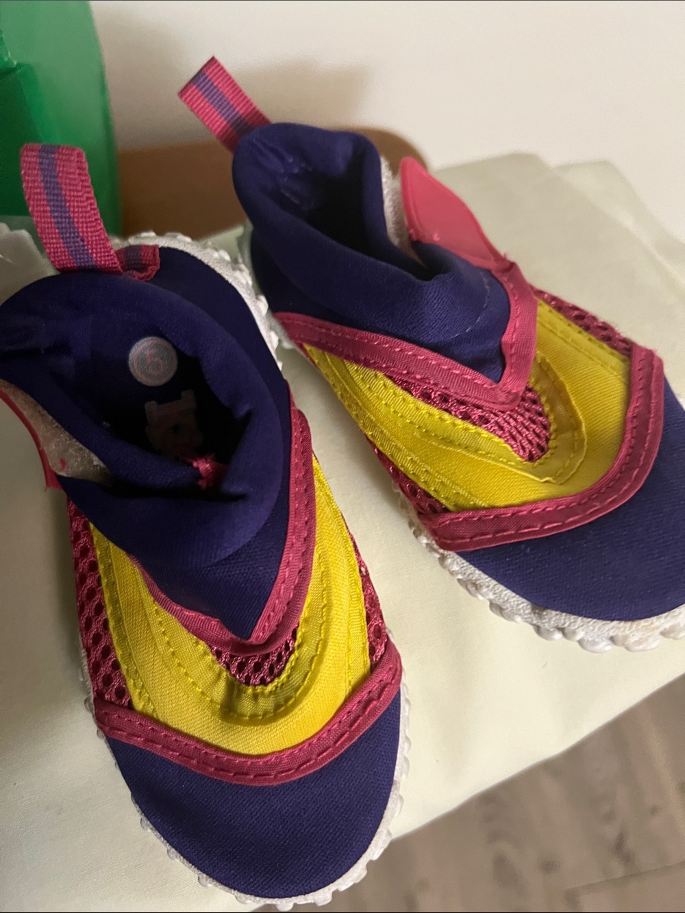 Kidgets Purple, Yellow & Pink Slip-On Water Shoes